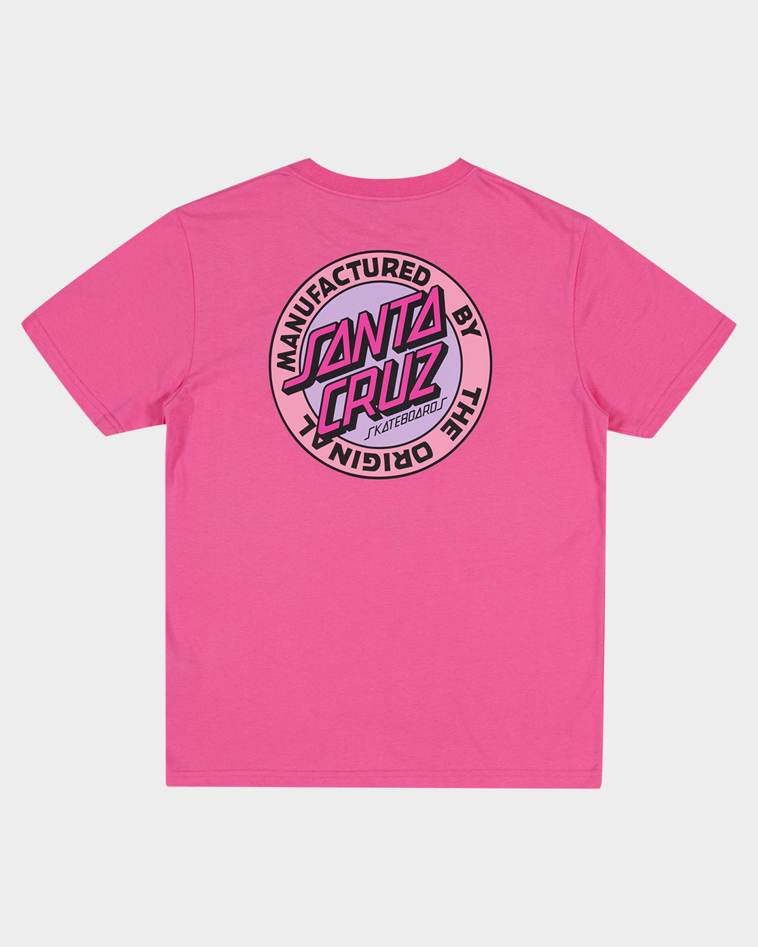 MFG Retro Dot Reverse Girls T-shirt Pink
