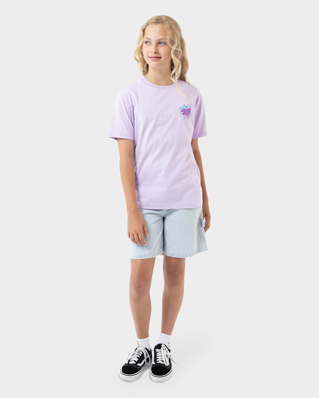 Crystal Hand Girls T-shirt Lavender