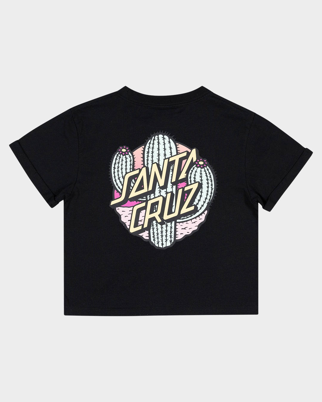 Cactus Dot Girls T-shirt Black