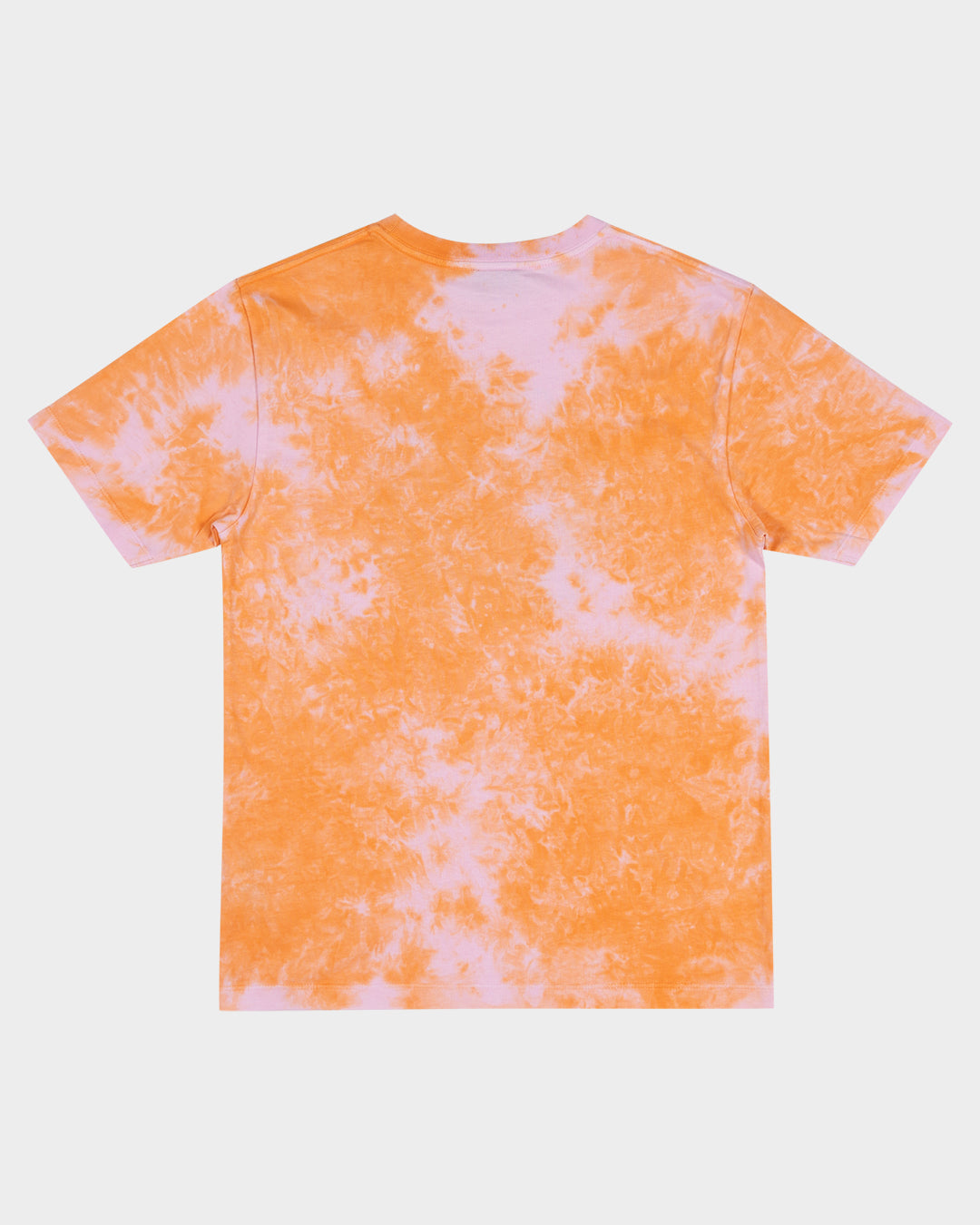 Facet Dot Hollow Girls T-shirt Orange Tie Dye