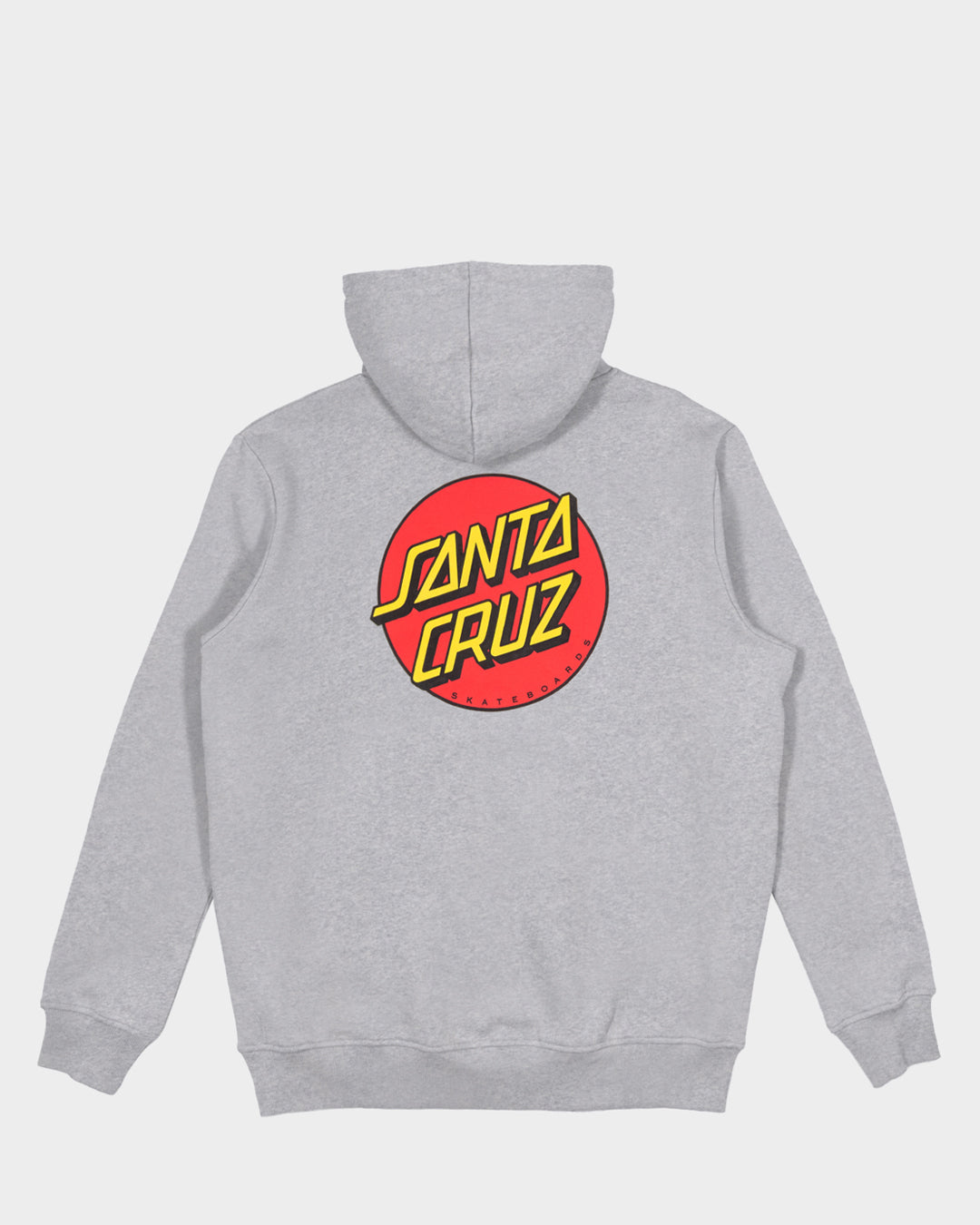 Classic Dot Chest Men's Hoodie Grey Marle