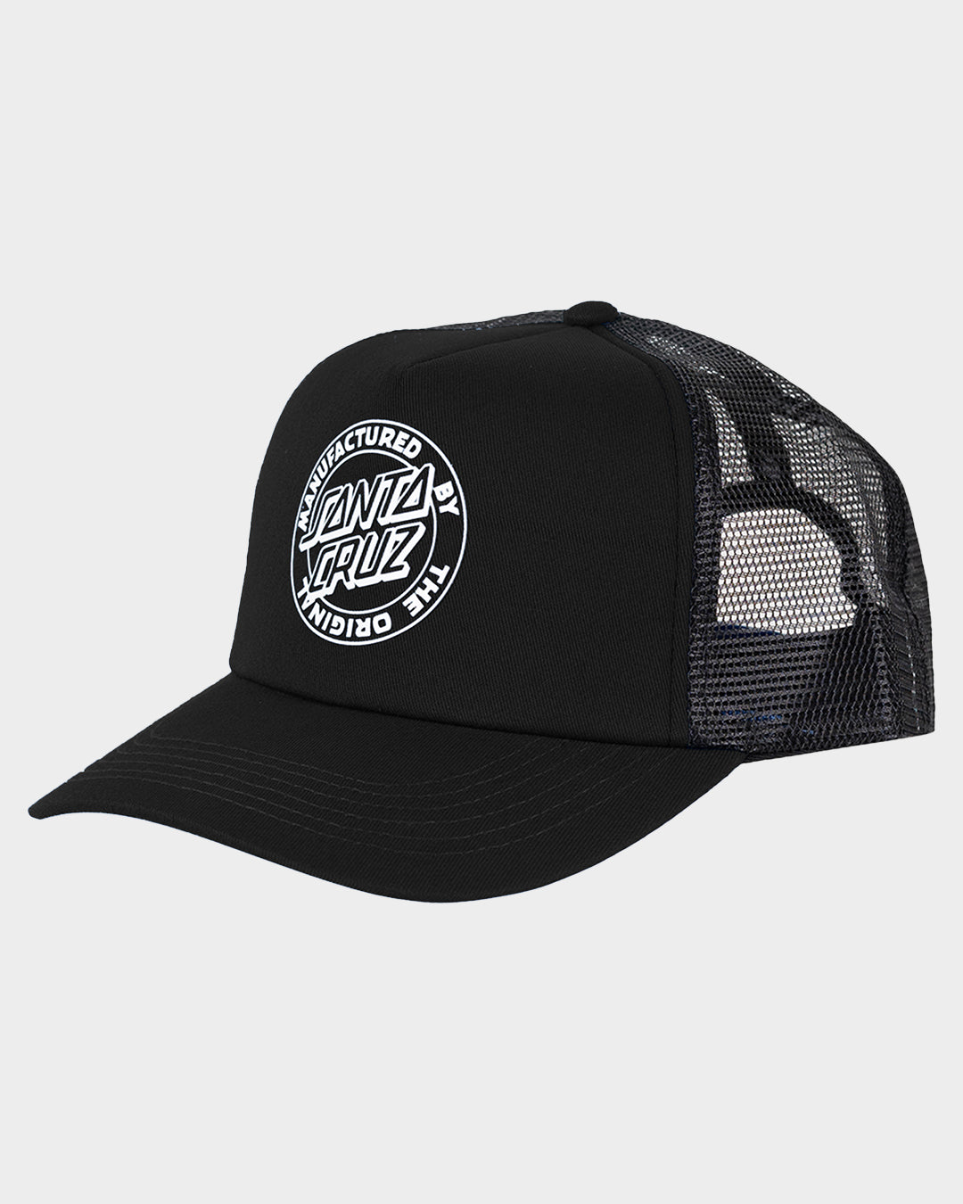 MFG Dot Men's Curved Snapback Trucker Cap Black