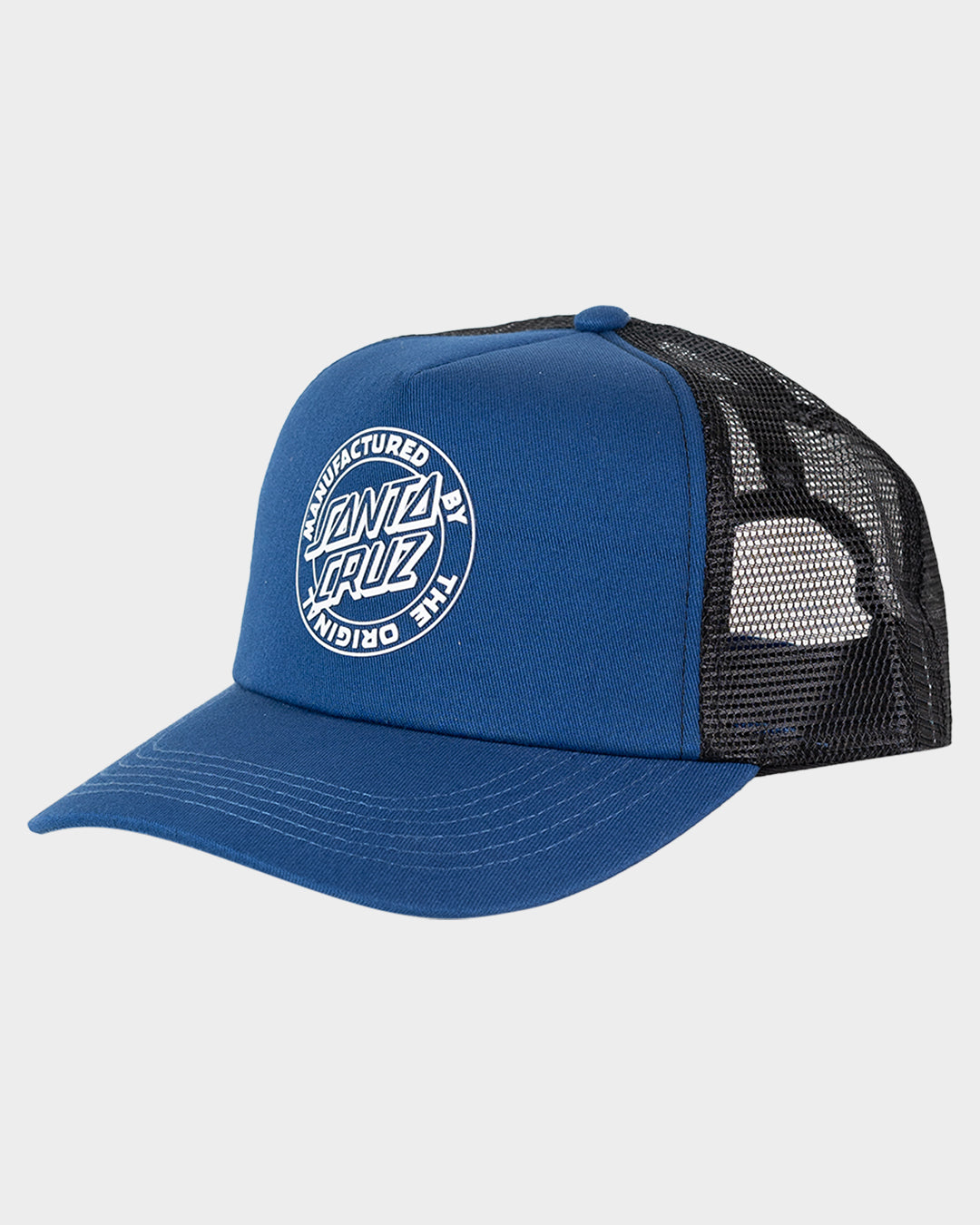 MFG Dot Santa Cruz Men's Curved Snapback Cap Blue
