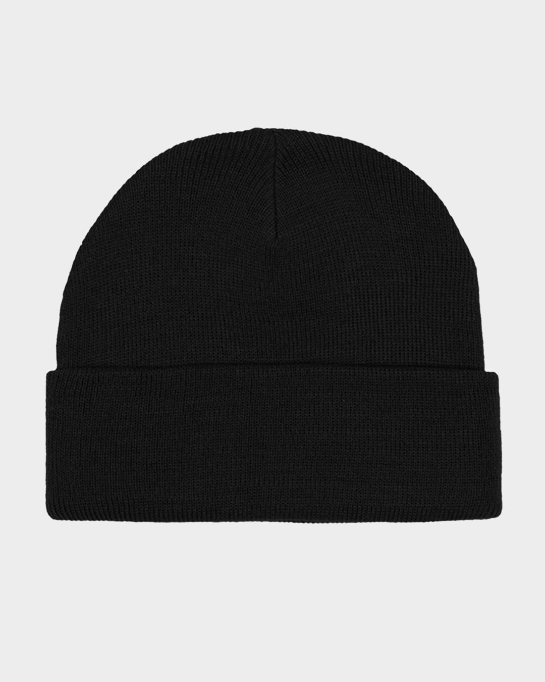 Classic Dot Patch Men's Beanie Black