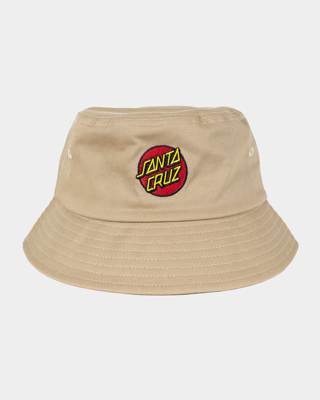 Classic Dot Patch Men s Bucket Hat Natural Santa Cruz Skateboards ANZ