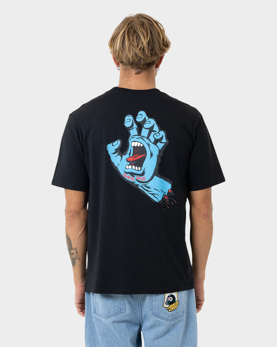 OS Opus Dot Screaming Hand Men's T-shirt Black