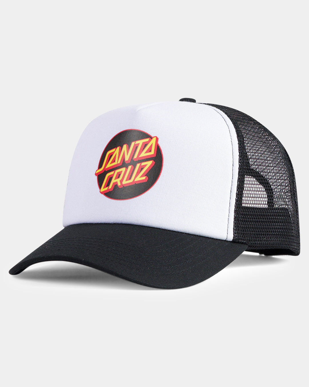 Other Dot Men's Trucker Hat White Black