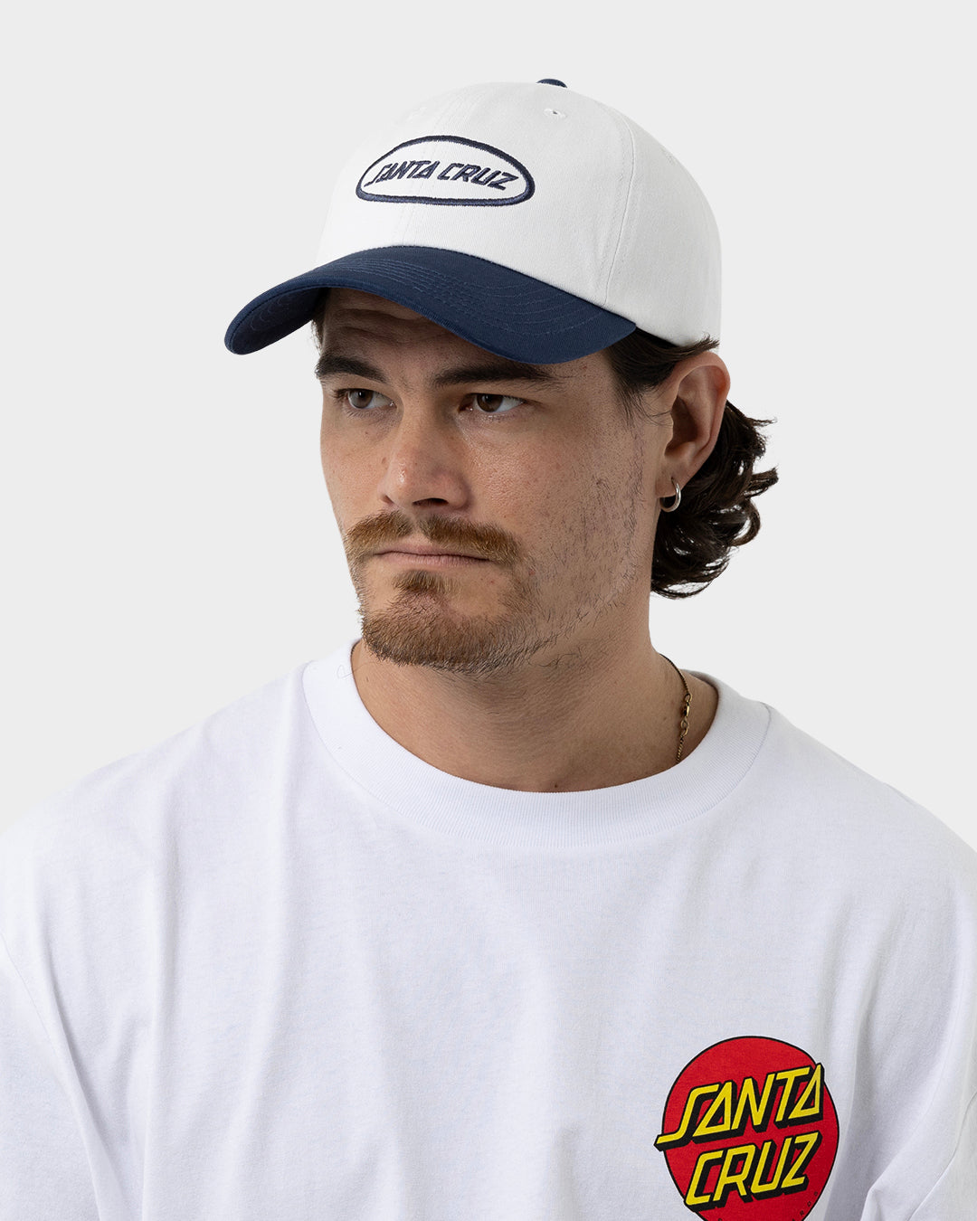Slam Oval Strip Men's Dad Cap Black