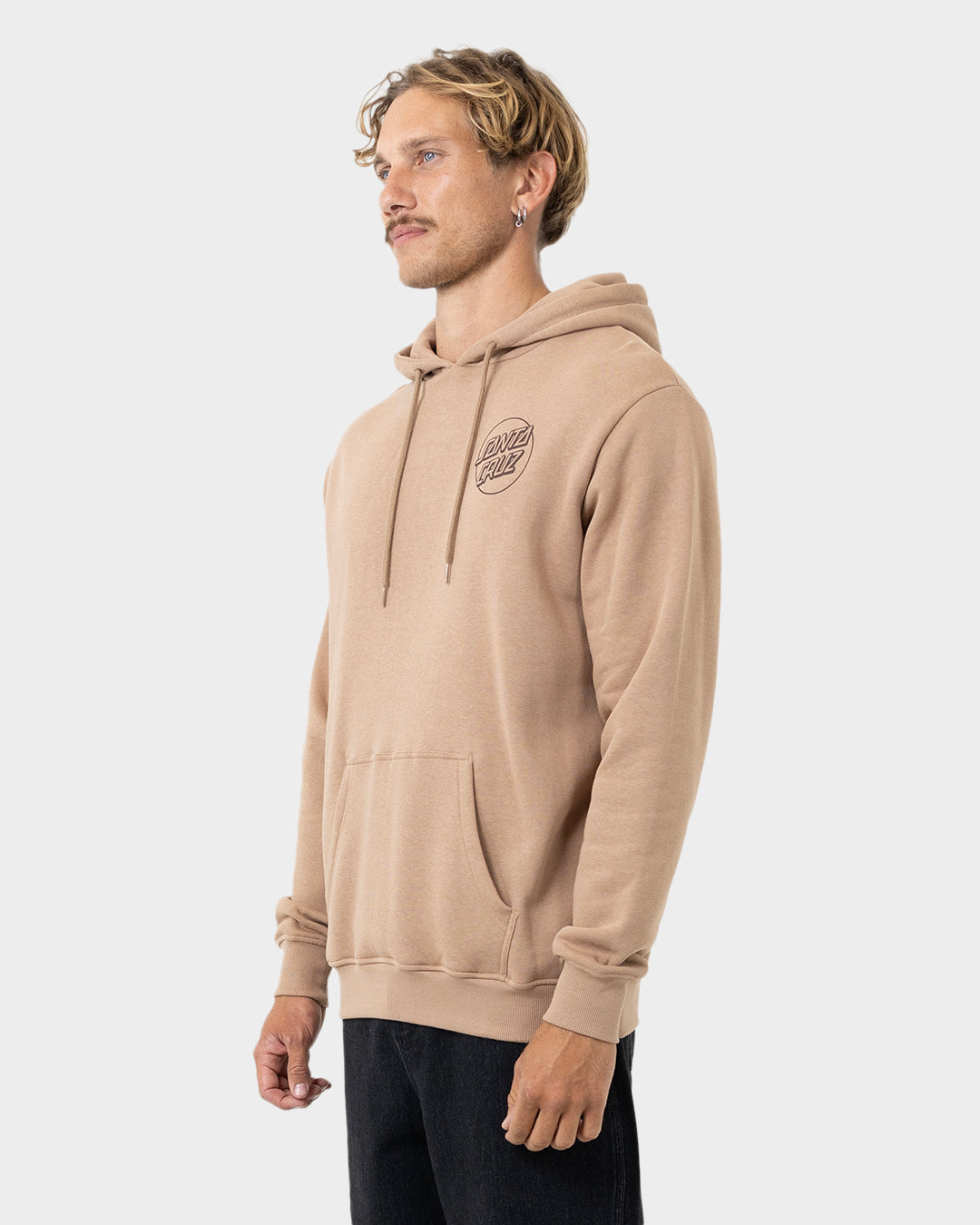 OS Opus Screaming Hand Men's Pullover Hoodie Taupe
