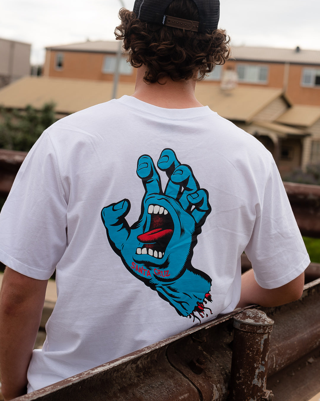 OS Opus Screaming Hand Men's T-Shirt White