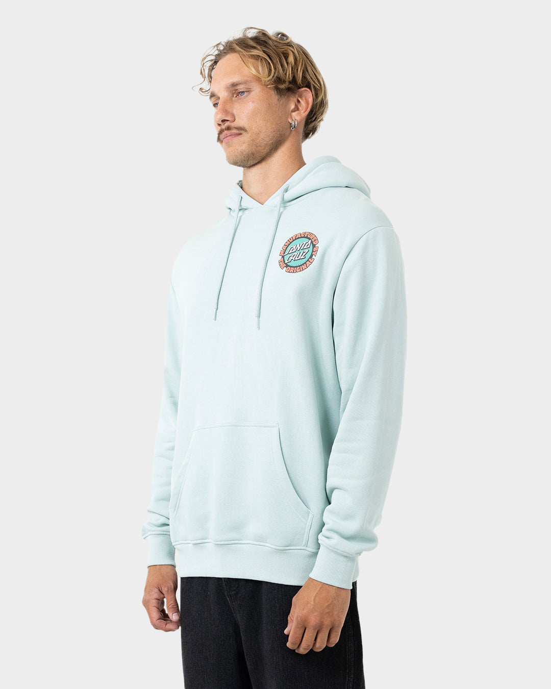 Speed MFG Dot Men's Pullover Hoodie Vintage Blue