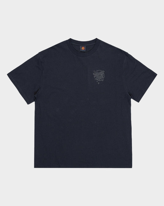 OS Roskopp Destruct Face Men's Box Fit T-shirt Off Black