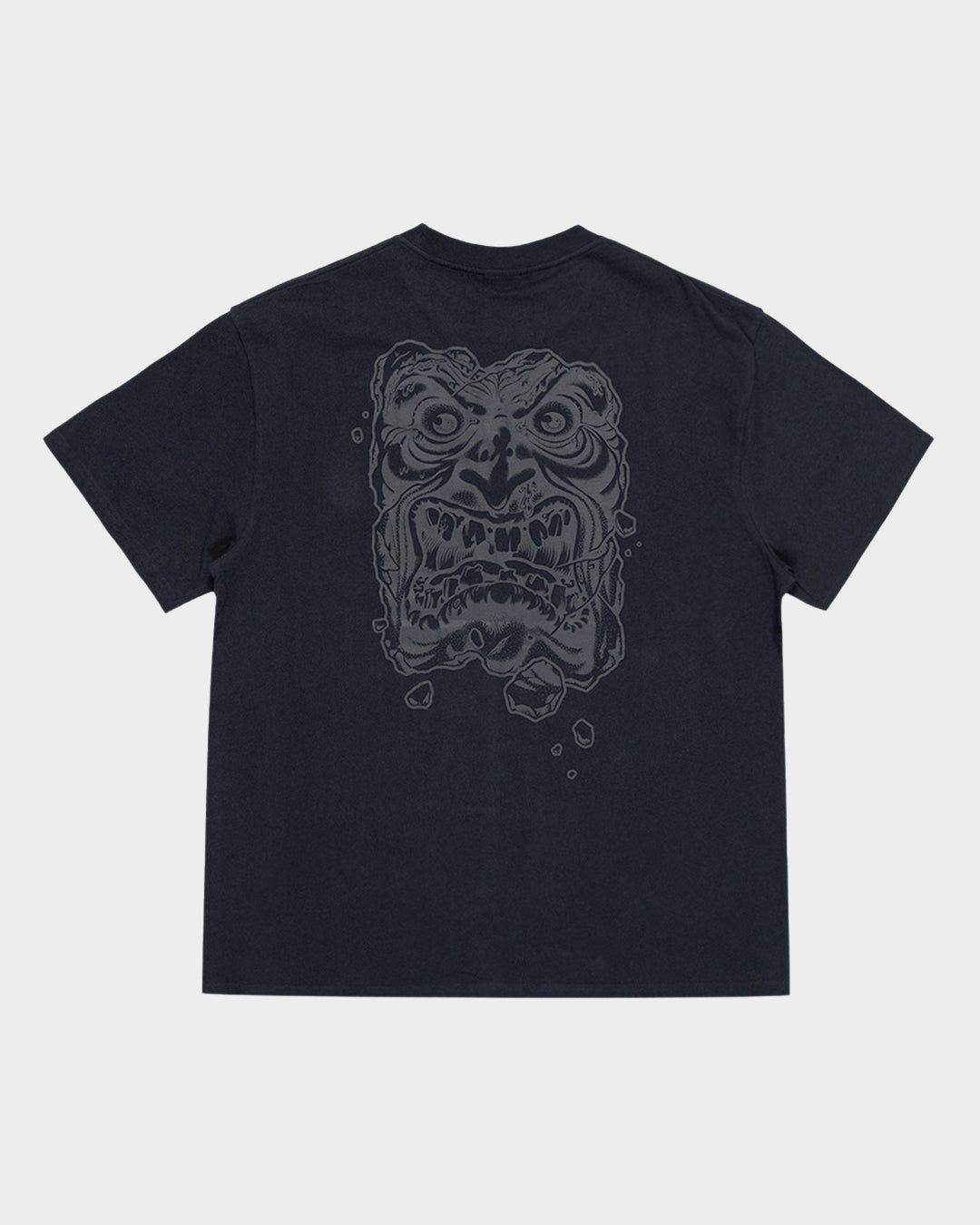 OS Roskopp Destruct Face Men's Box Fit T-shirt Off Black