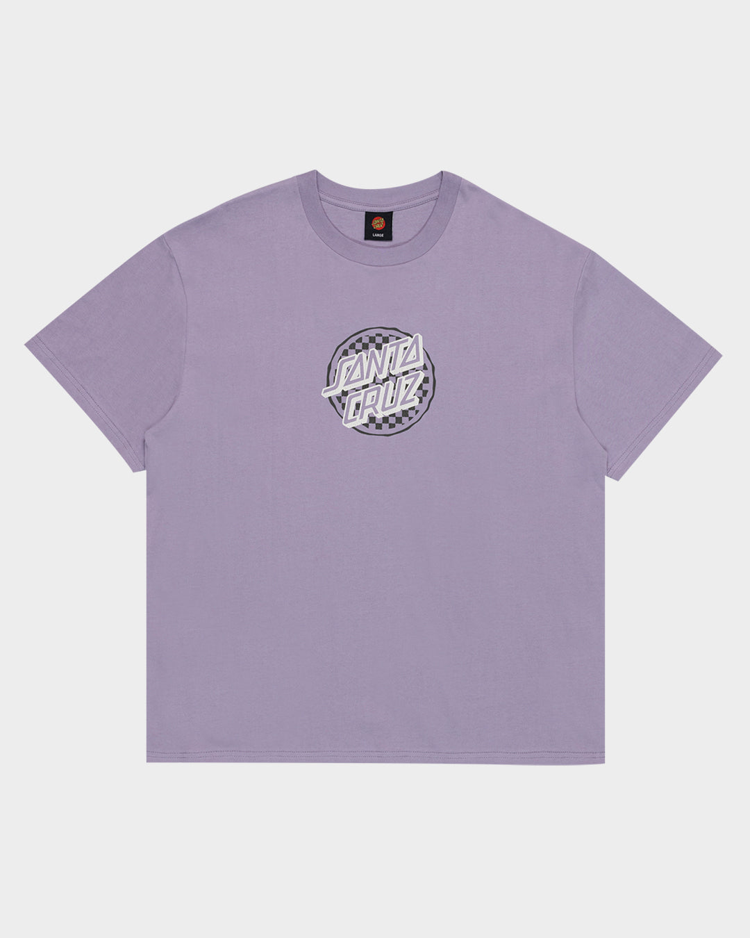 Breaker Check Opus Dot Men's Box Fit T-shirt Lavender