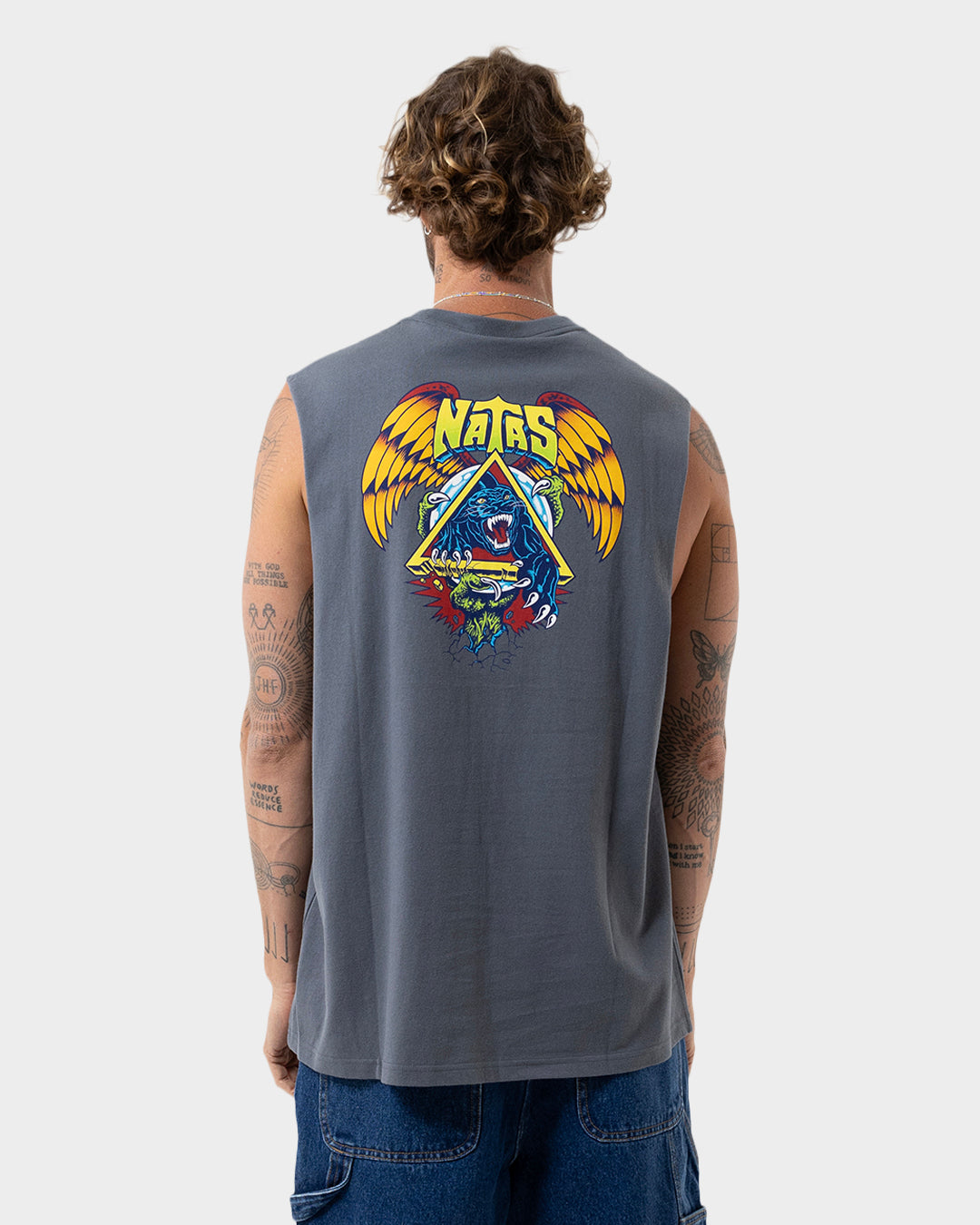 Natas SC Panther Men's Muscle T-Shirt