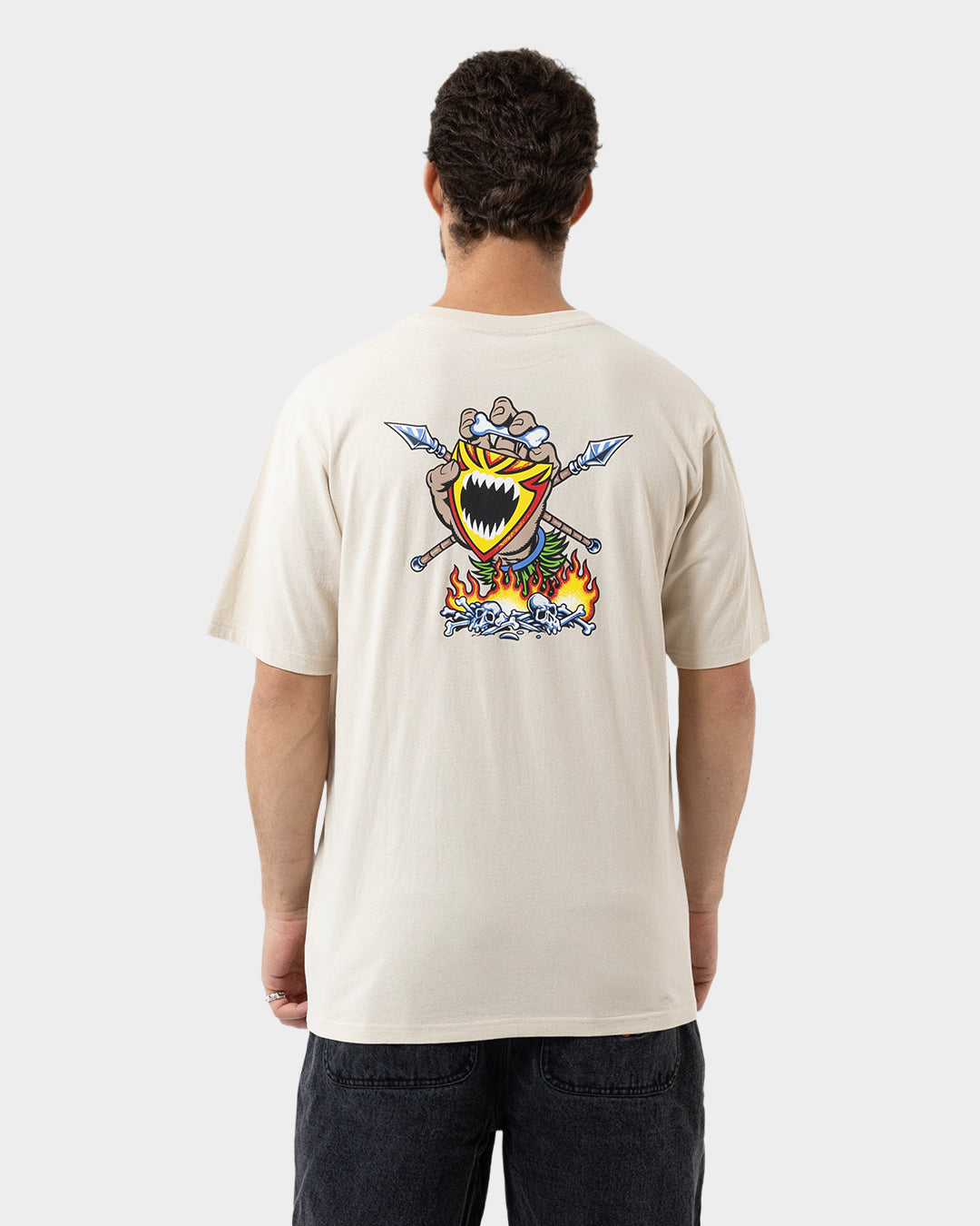 Salba Screaming Witch Doctor Men's T-shirt Natural