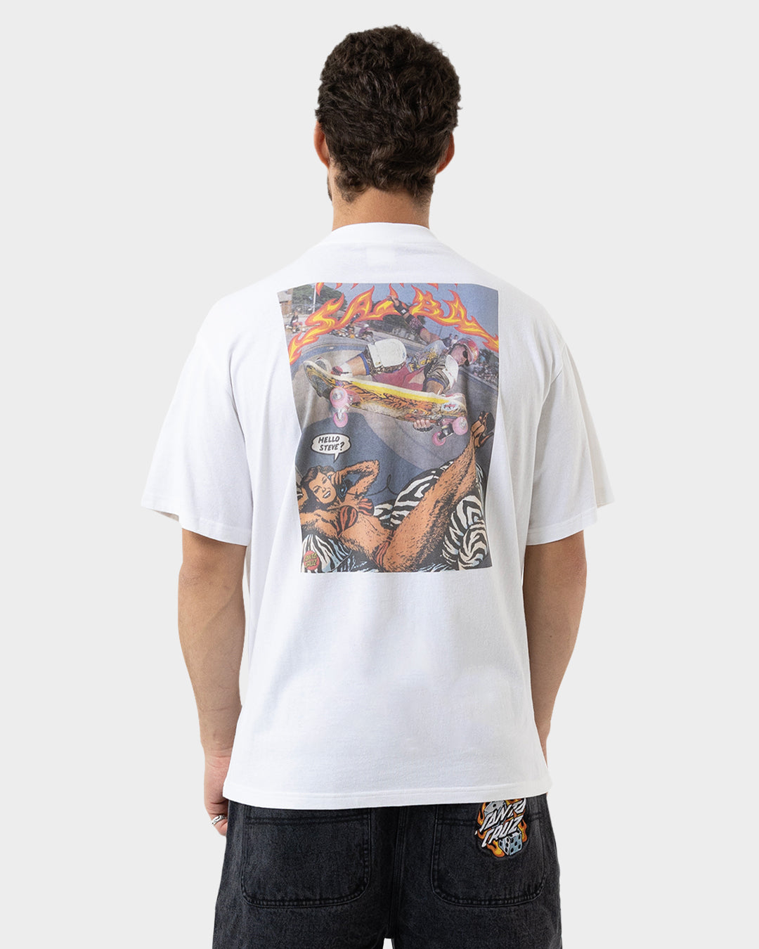 Salba Hello Ad Men's T-shirt White