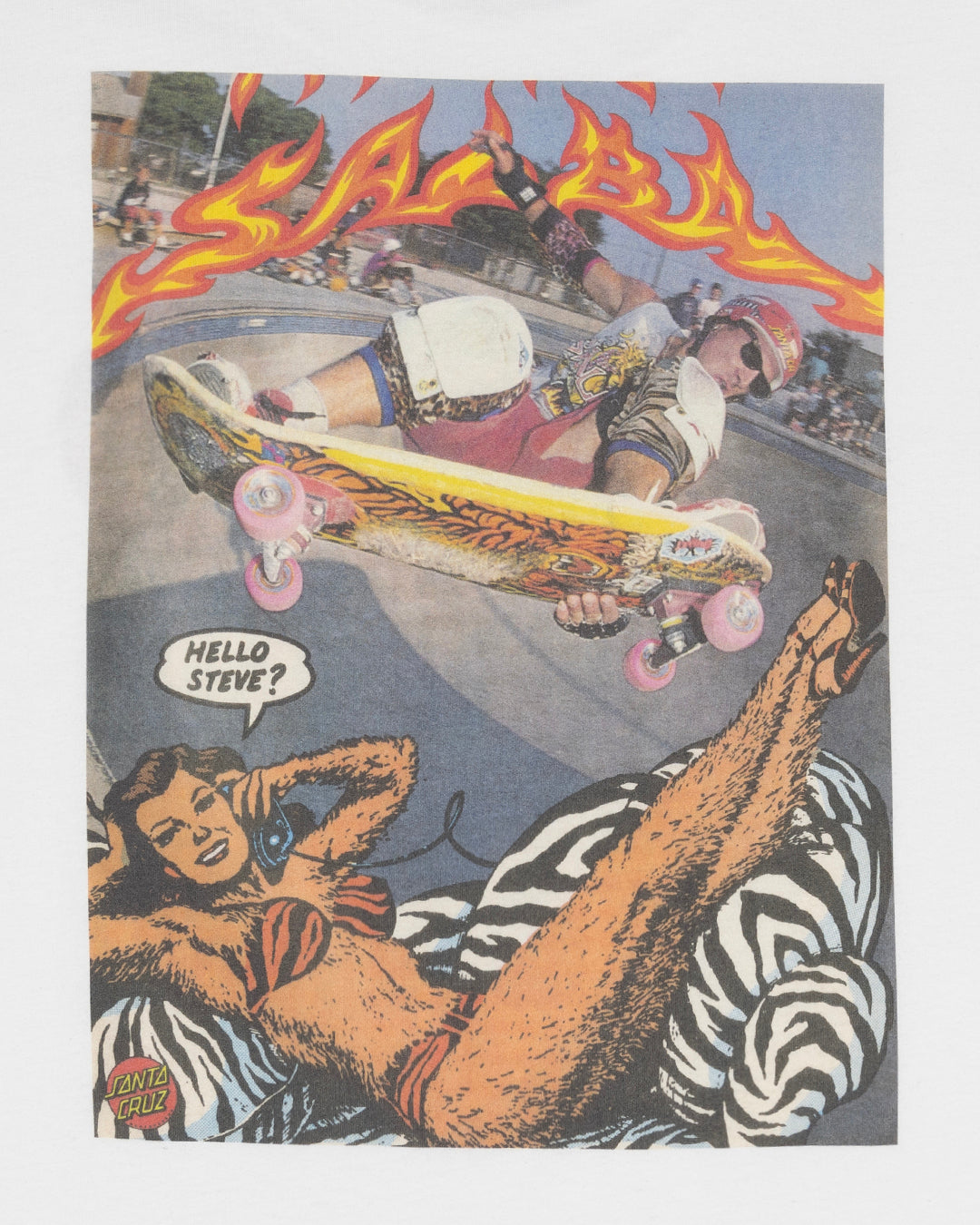 Salba Hello Ad Men's T-shirt White