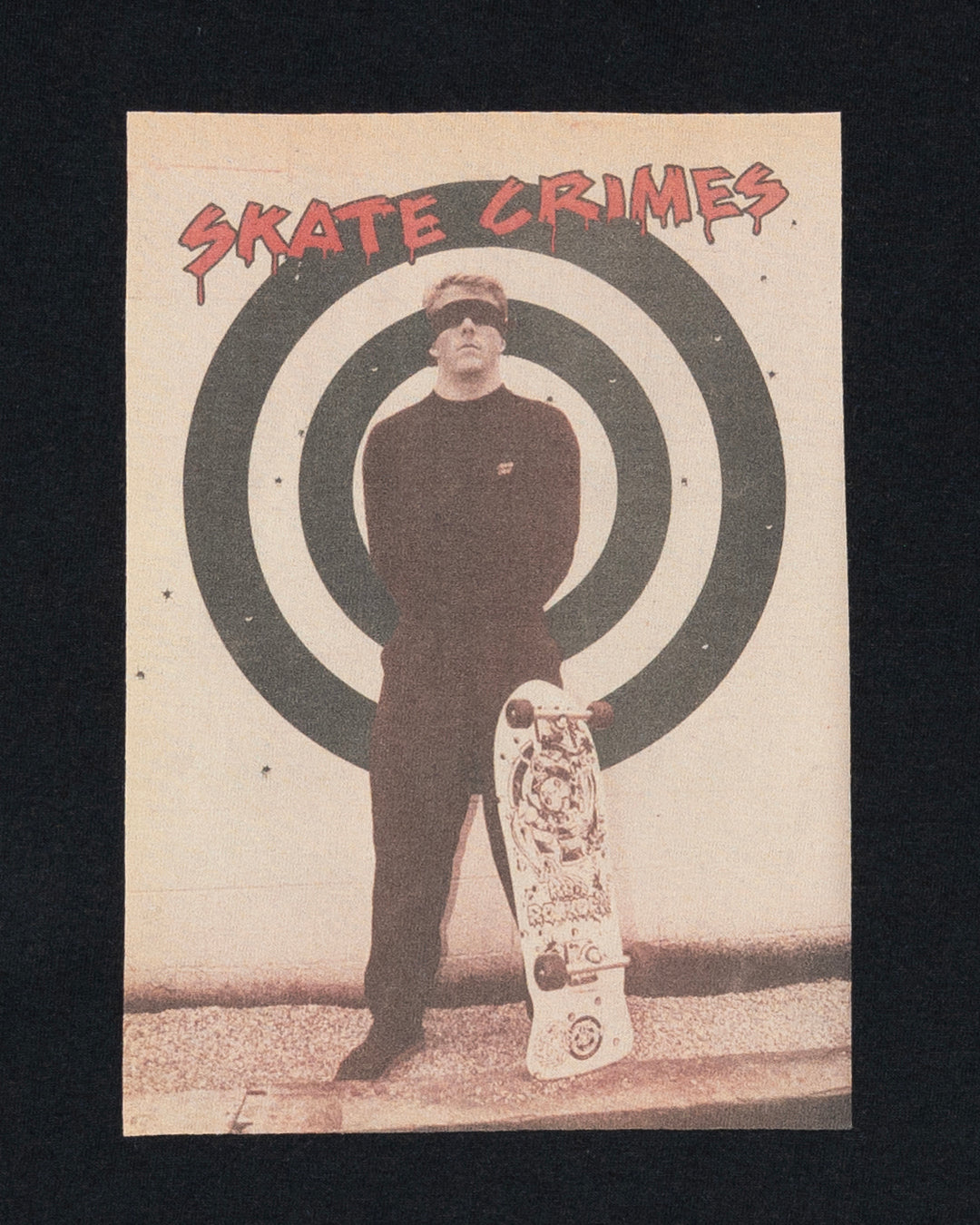 Roskopp Crimes Ad Men's T-shirt Off Black