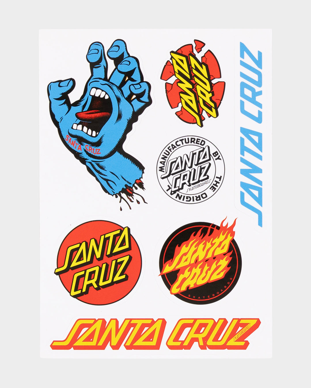 Screaming Hand Multi Sticker Sheet