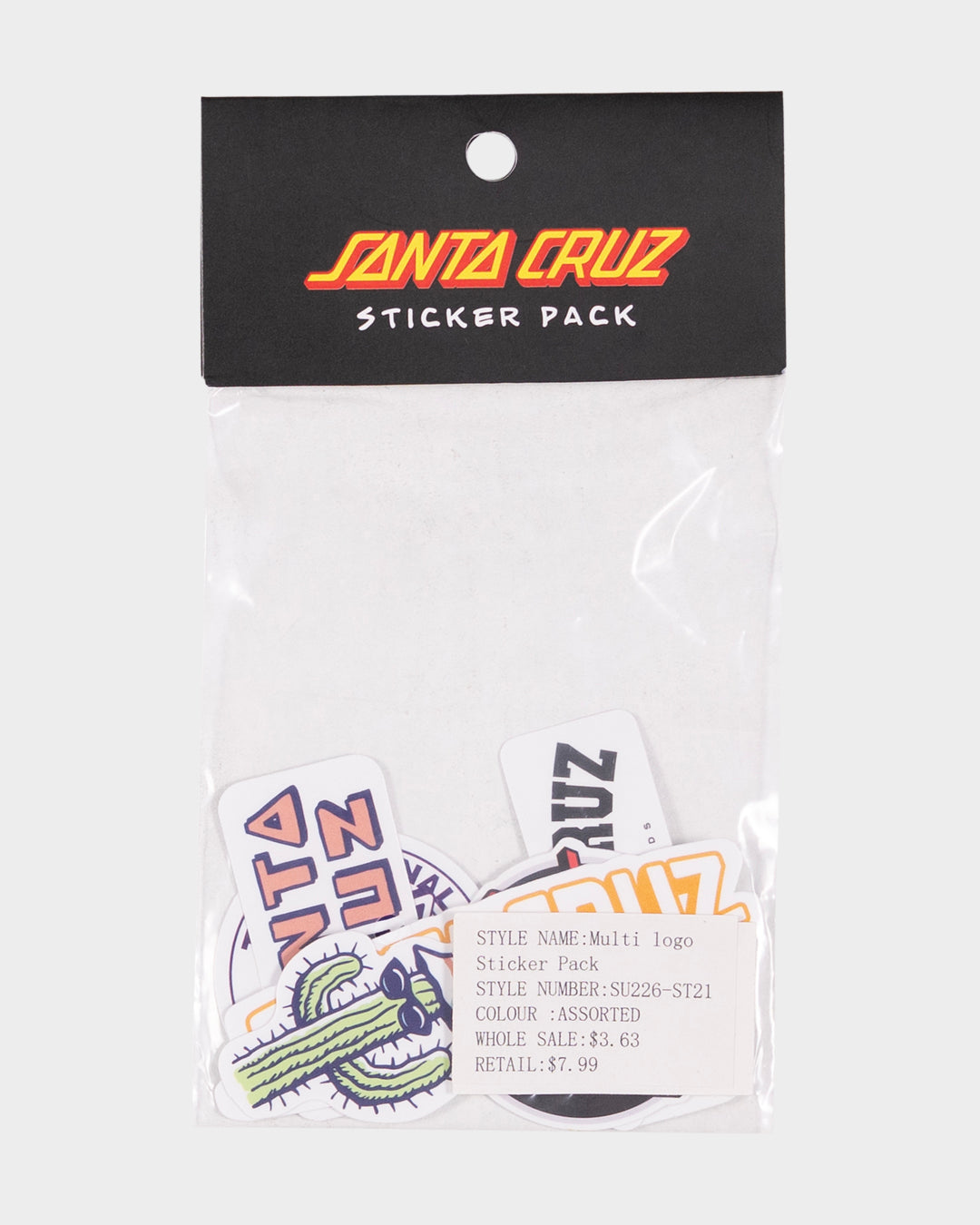 Multi Logo Boys Sticker Pack