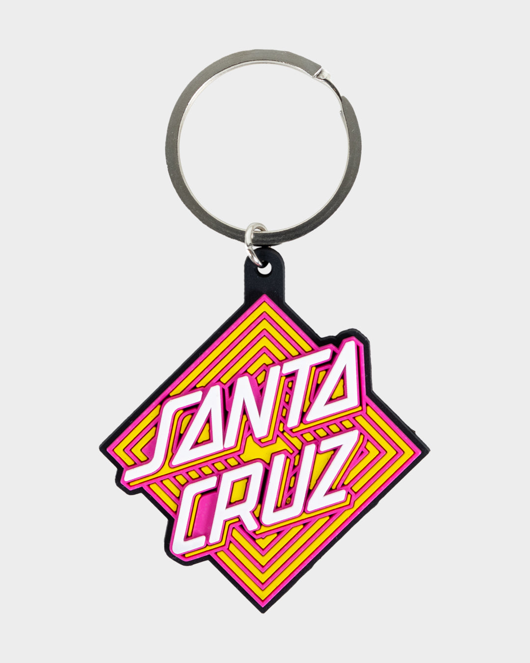 Solitaire Dot Fade Key Ring Pink