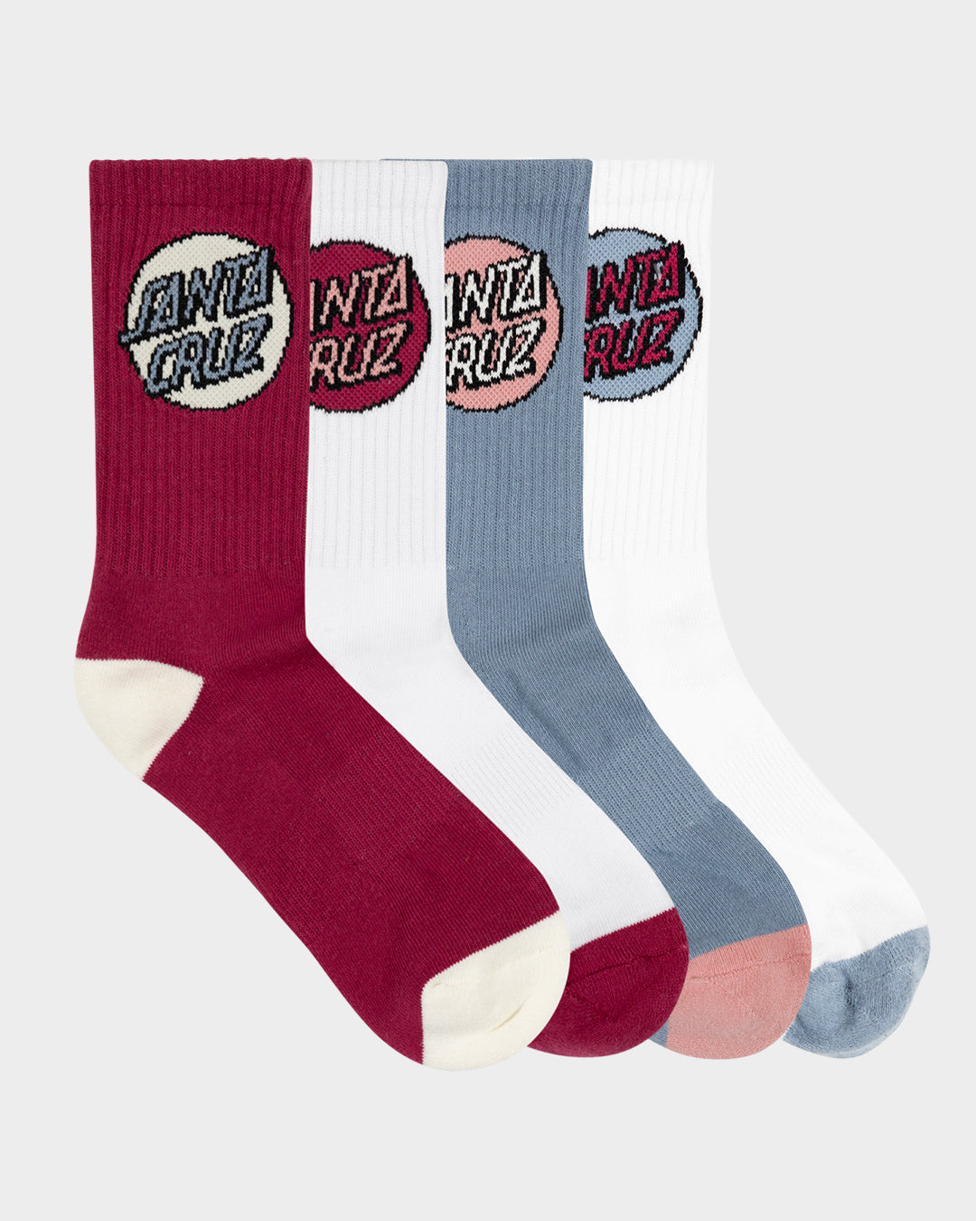 White-dusk Pink-vintage Blue