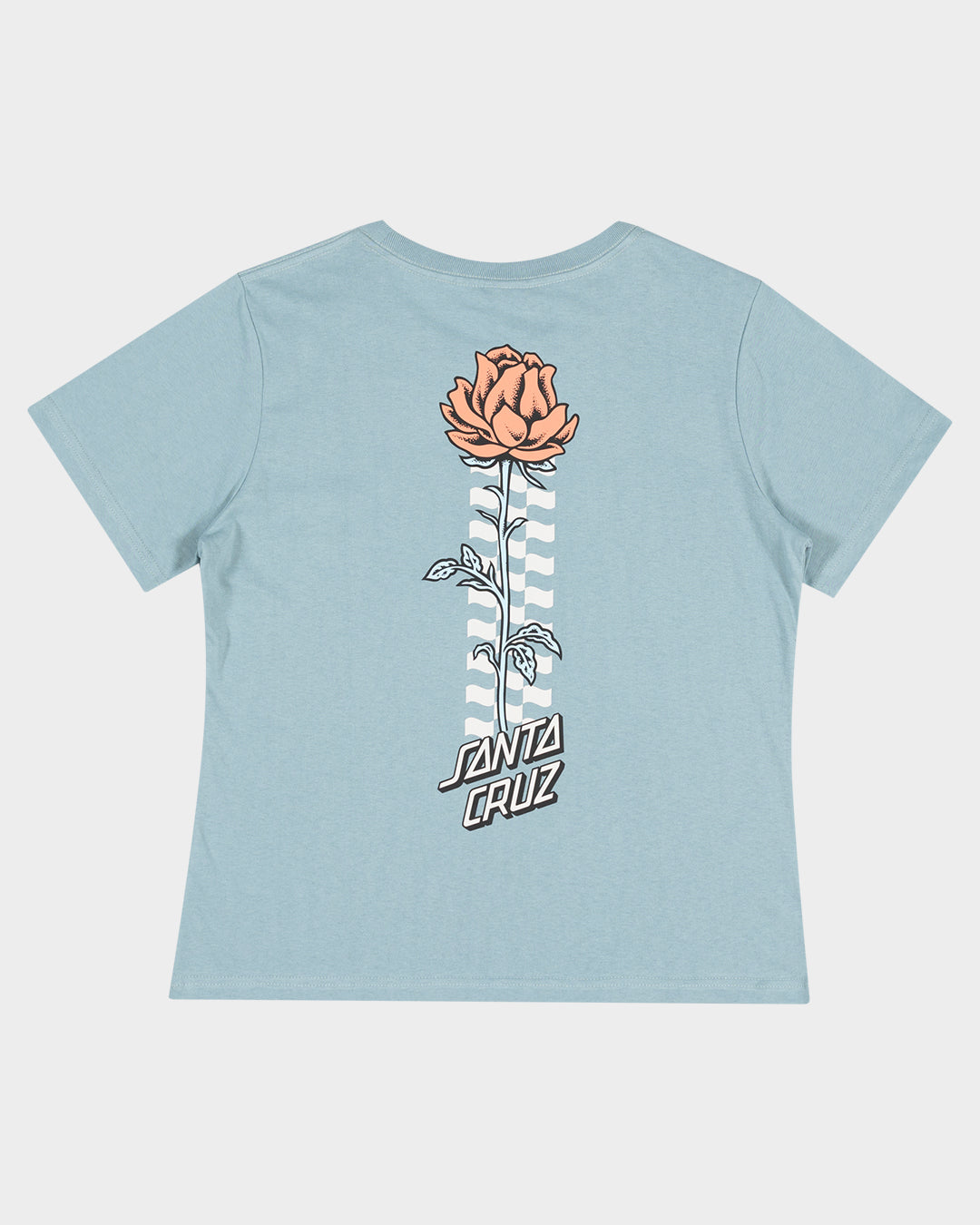 Rosette Tower Ring Women's T-shirt Vintage Blue