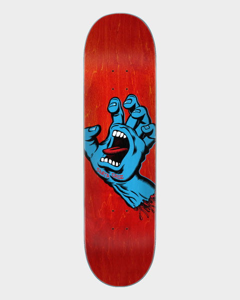 8.0in Screaming Hand Santa Cruz Skateboard Deck – Santa Cruz
