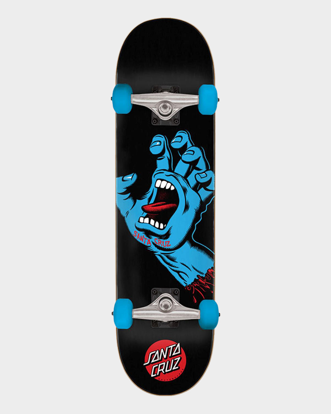8.0in x 31.25in Full Screaming Hand Complete Skateboard