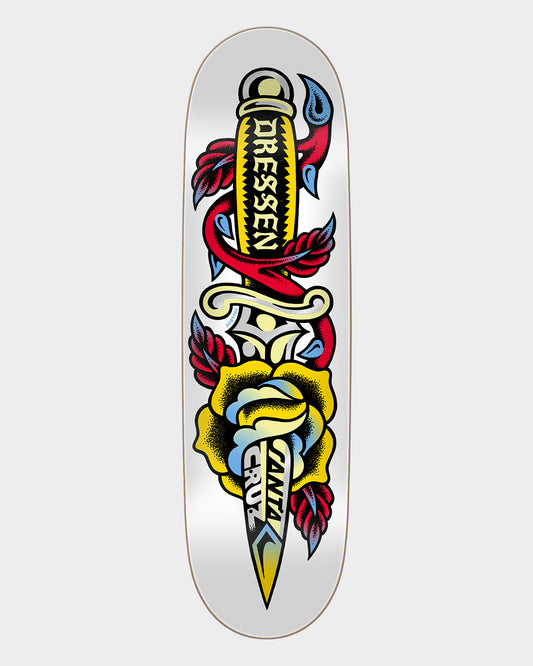 8.70in x 31.825in Dressen Rose Dagger Pro Decks