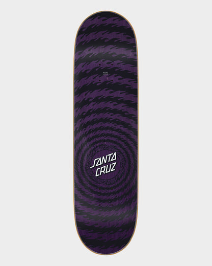 8.5in X 32.2in Flame Ringed Dot 7 Ply Birch Santa Cruz Decks Misc