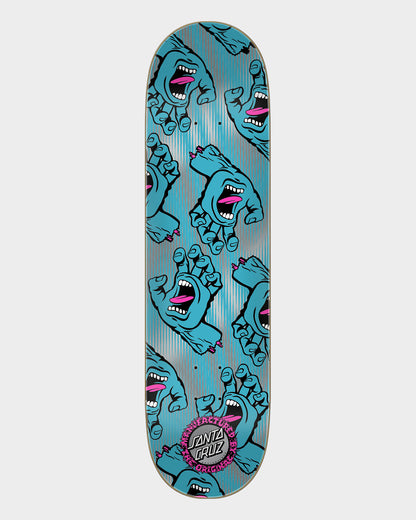 8.25in X 31.80in Hands All Over 7 Ply Birch Santa Cruz Decks Misc