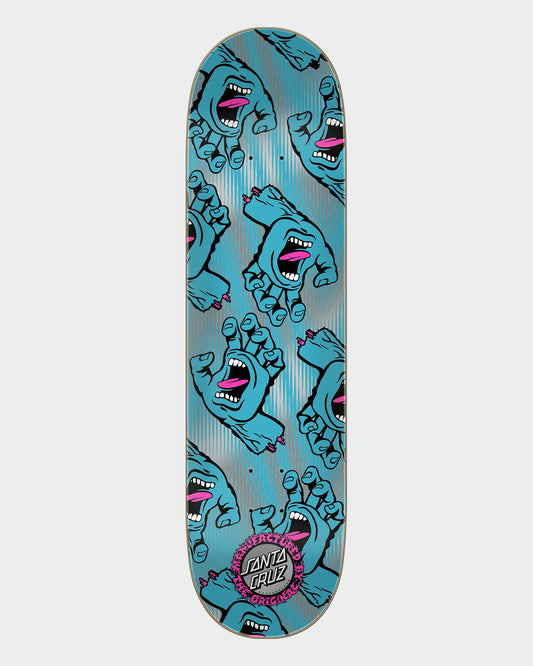8.25in X 31.80in Hands All Over 7 Ply Birch Santa Cruz Decks Misc