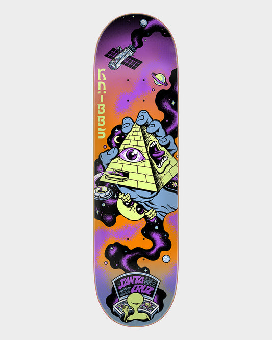 8.50in X 31.60in Knibbs Invasion Hand Pro Santa Cruz Decks Misc