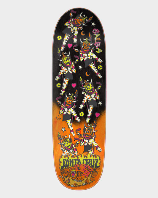 8.80in X 32.08in Salba Firedance Pro Shaped Santa Cruz Decks Misc
