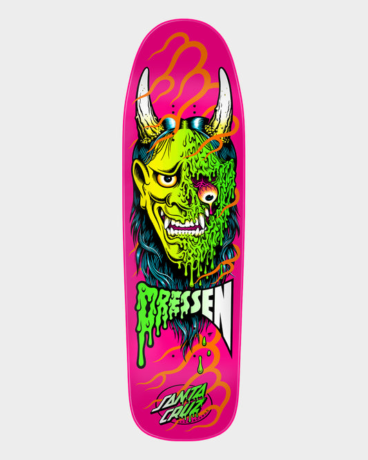 9.30in X 32.36in Dressen Hannya Mask Pro Shaped Santa Cruz Decks Misc