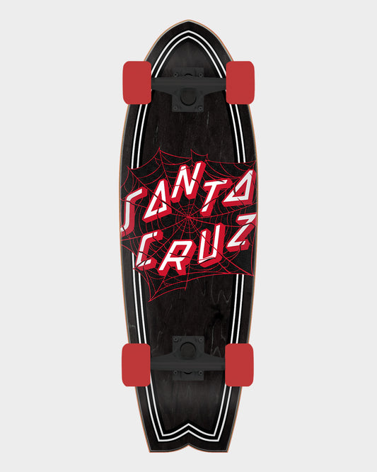 8.81in X 27.69in Tangled Web Shark Cruiser Santa Cruz Misc