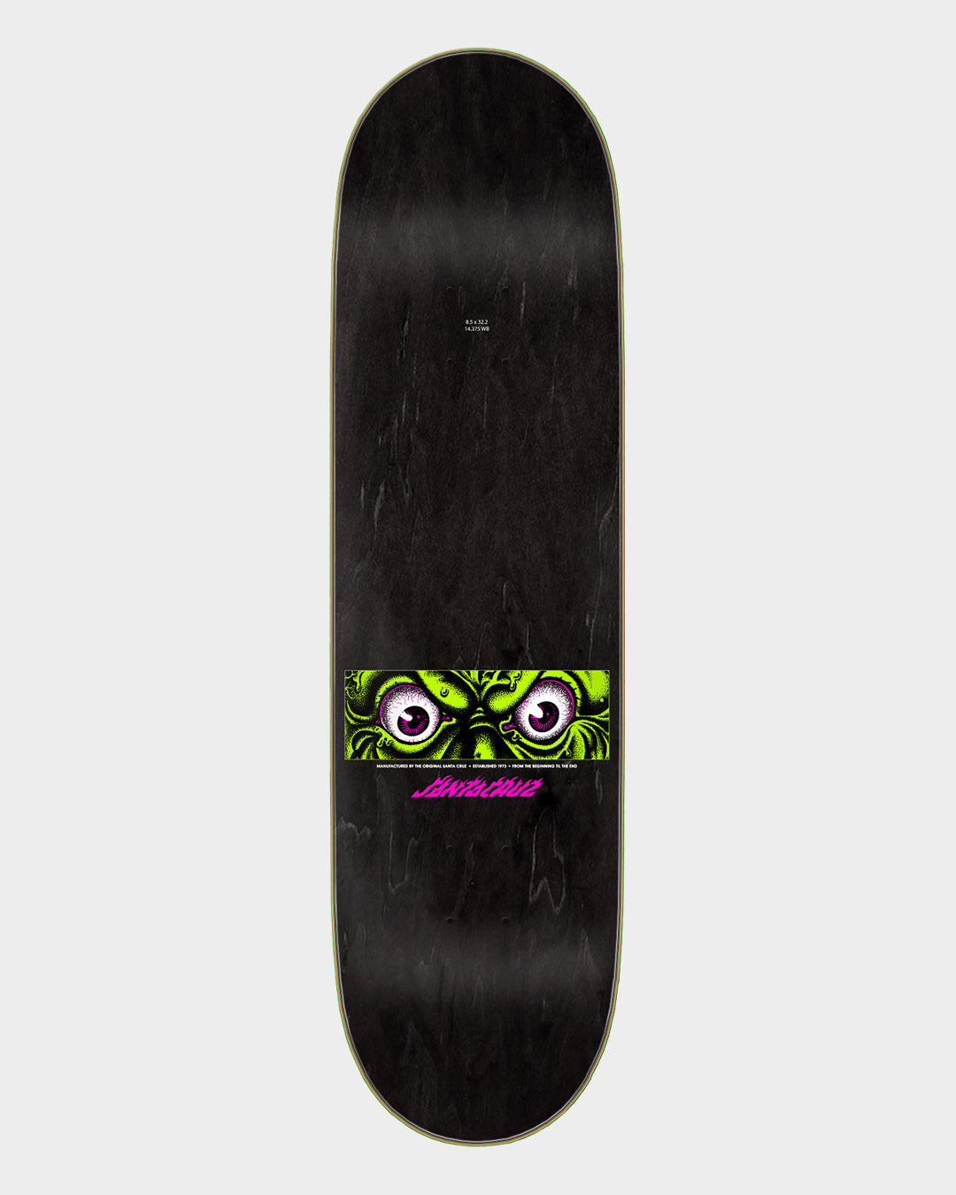8.5in Roskopp Dissect Santa Cruz Birch Skateboard Deck