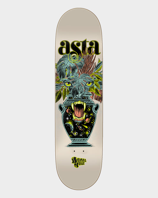 8.2in Asta Cosmic Eyes Santa Cruz Twin Tip Skateboard Deck