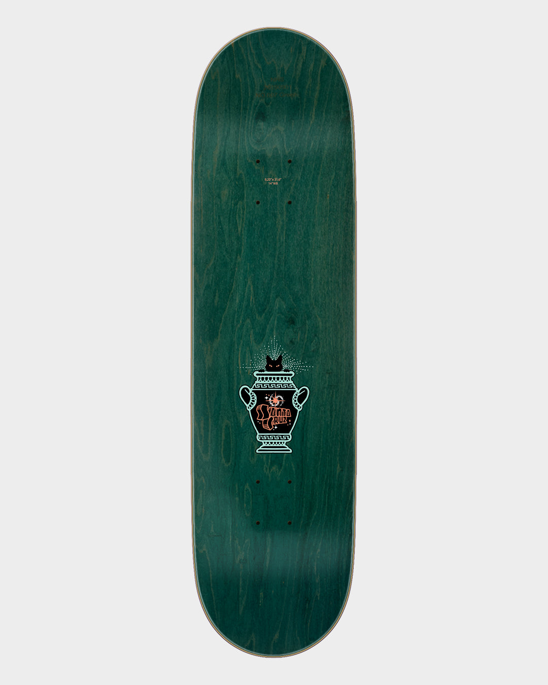 8.2in Asta Cosmic Eyes Santa Cruz Twin Tip Skateboard Deck