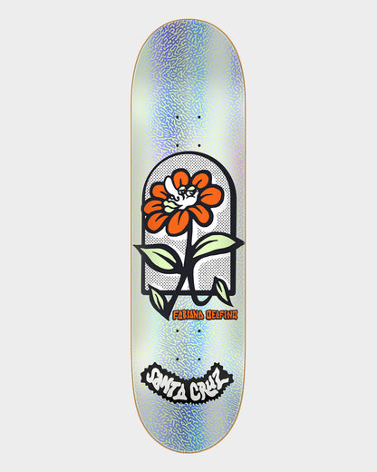 8.00in Delfino Flower Frame Santa Cruz FeelBase Skateboard Deck