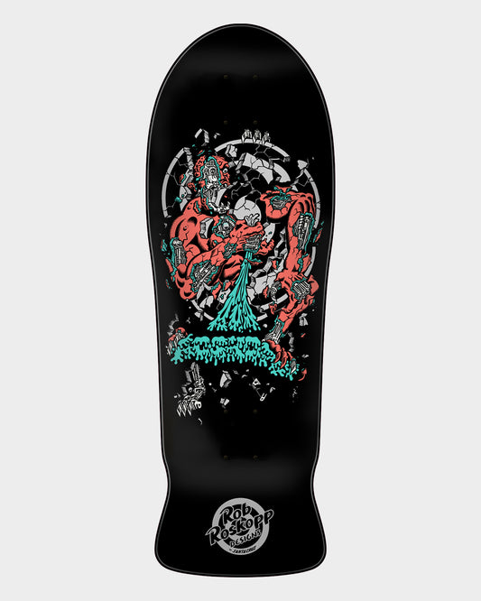 10.21in Roskopp Four Reissue Santa Cruz Skateboard Deck
