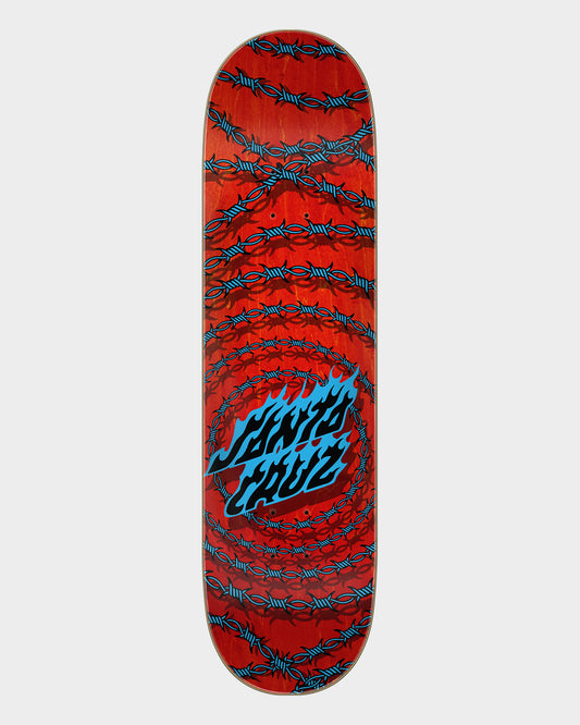 8.25in Wired Flame Santa Cruz Birch Skateboard Deck