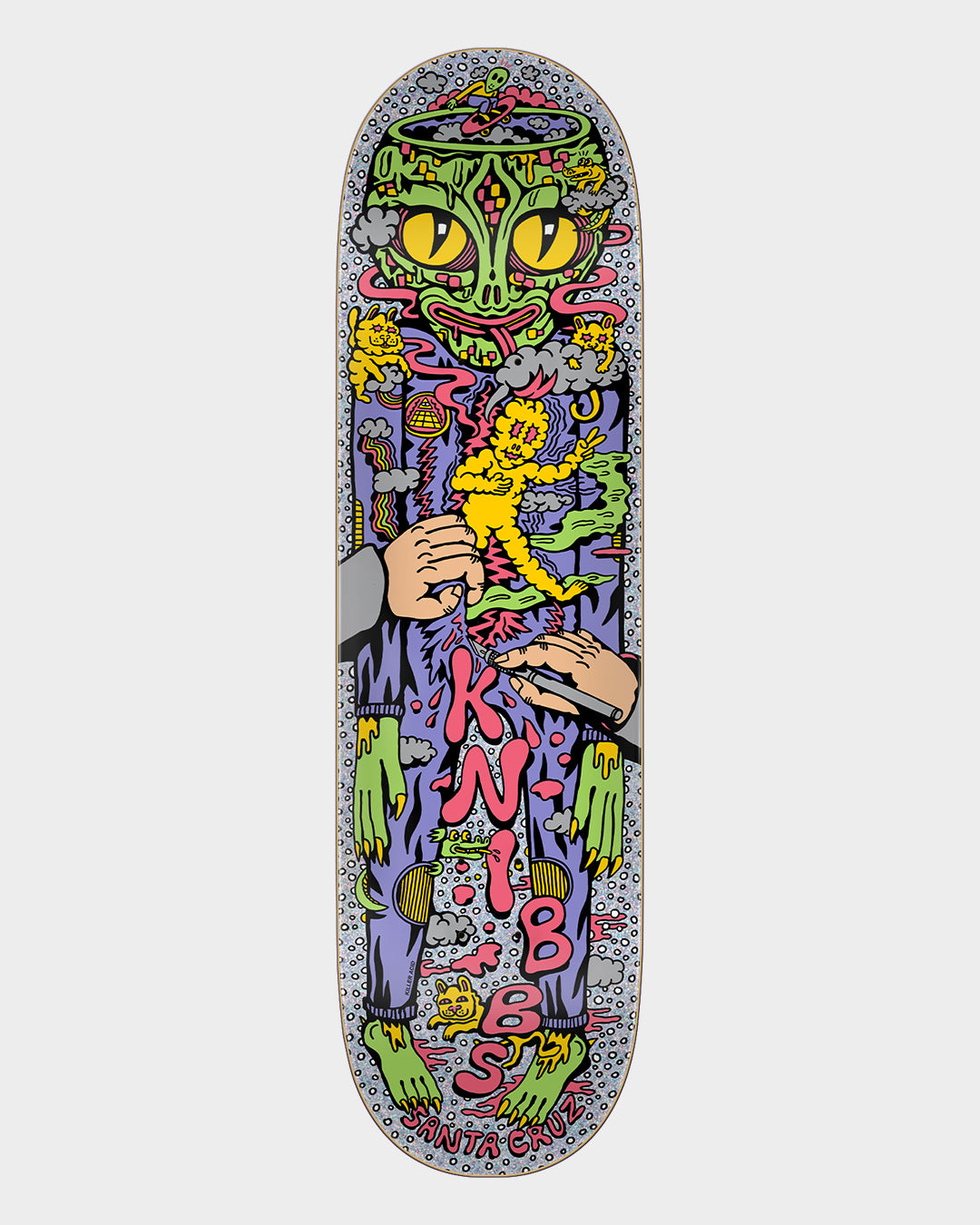 8.50in Jereme Knibbs Reptilian Santa Cruz Skateboard Deck