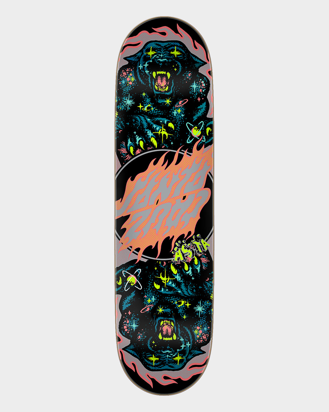 8.20in Tom Asta Cosmic Santa Cruz Twin Skateboard Deck