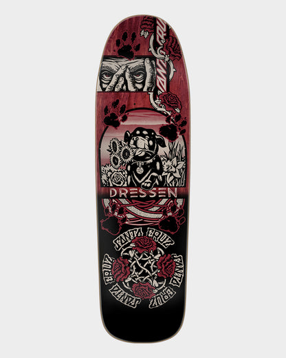 9.30in Dressen Evo Shaped Santa Cruz Skateboard Deck