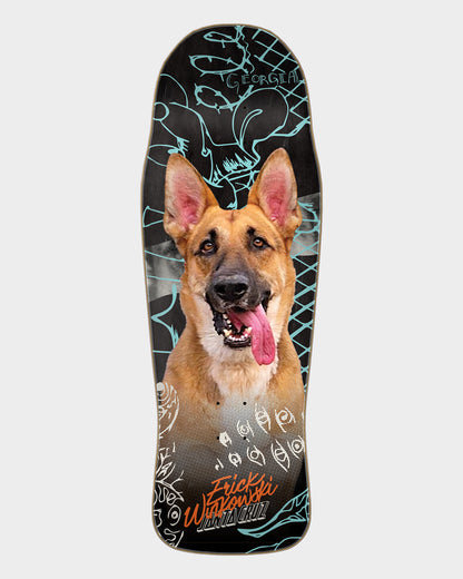 10.34in Winkowski Tribute Shaped Santa Cruz Skateboard Deck