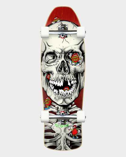 10.32in Dot Dudes Santa Cruz Shaped Skate Cruiser