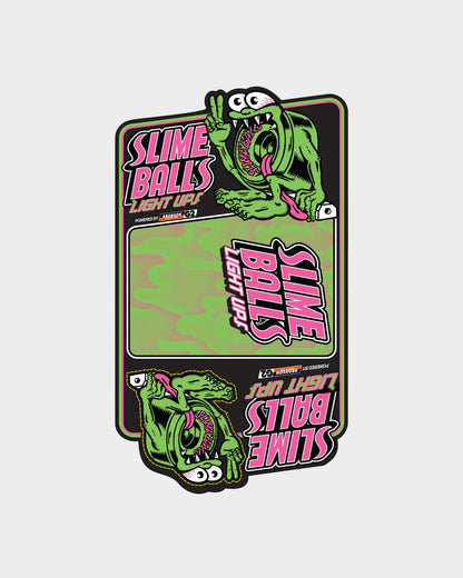 66mm Gator Swamp Spew Light Ups OG Slime Pink 78a Slime Balls Skateboard Wheels Pink